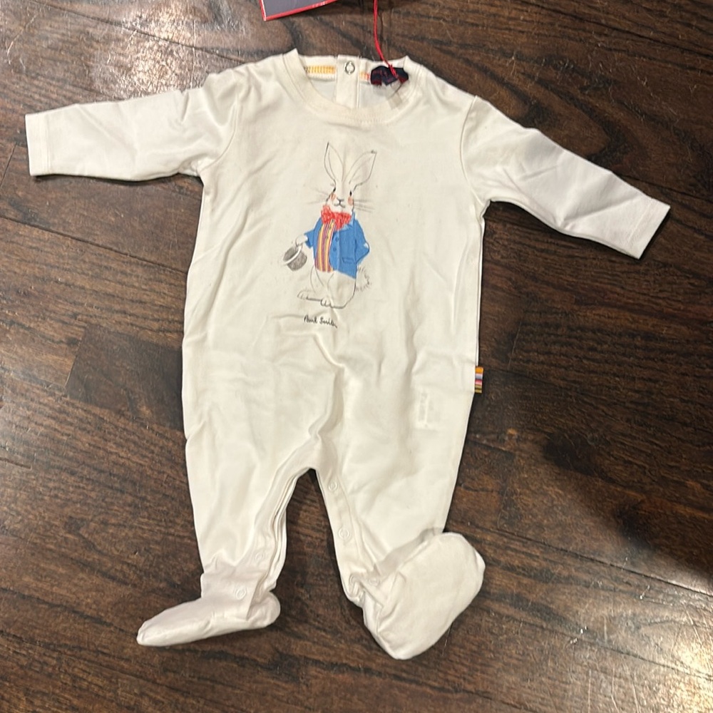 Paul Smith Baby Footed Bunny Outfit
Brand New with tags
Size: 1 Month